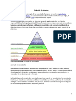 Pirámide de Maslow: jerarquía de necesidades humanas