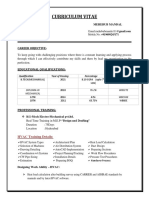 Curriculum Vitae: Career Objective