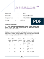 IGNOU MBA MS - 09 Solved Assignments 2011