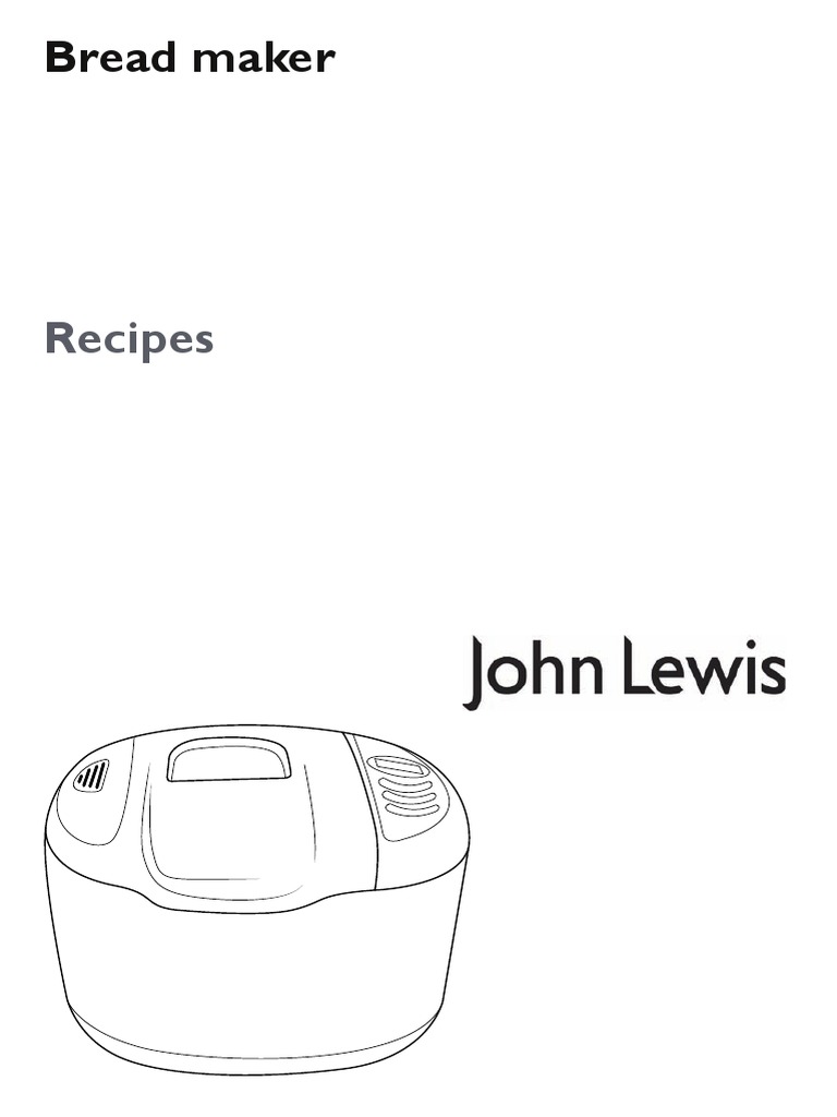 Breadmaker Recipe Book Final PDF Breads Cakes