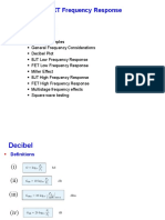 BJT and FET Frequency Response Analysis