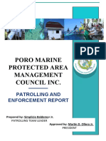 Poro Marine Protected Area Management Council Inc.: Patrolling and Enforcement Report