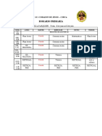 HORARIO SEMANAL SEMANA 9