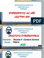 Clase1 - Analisis Dimensional 3°