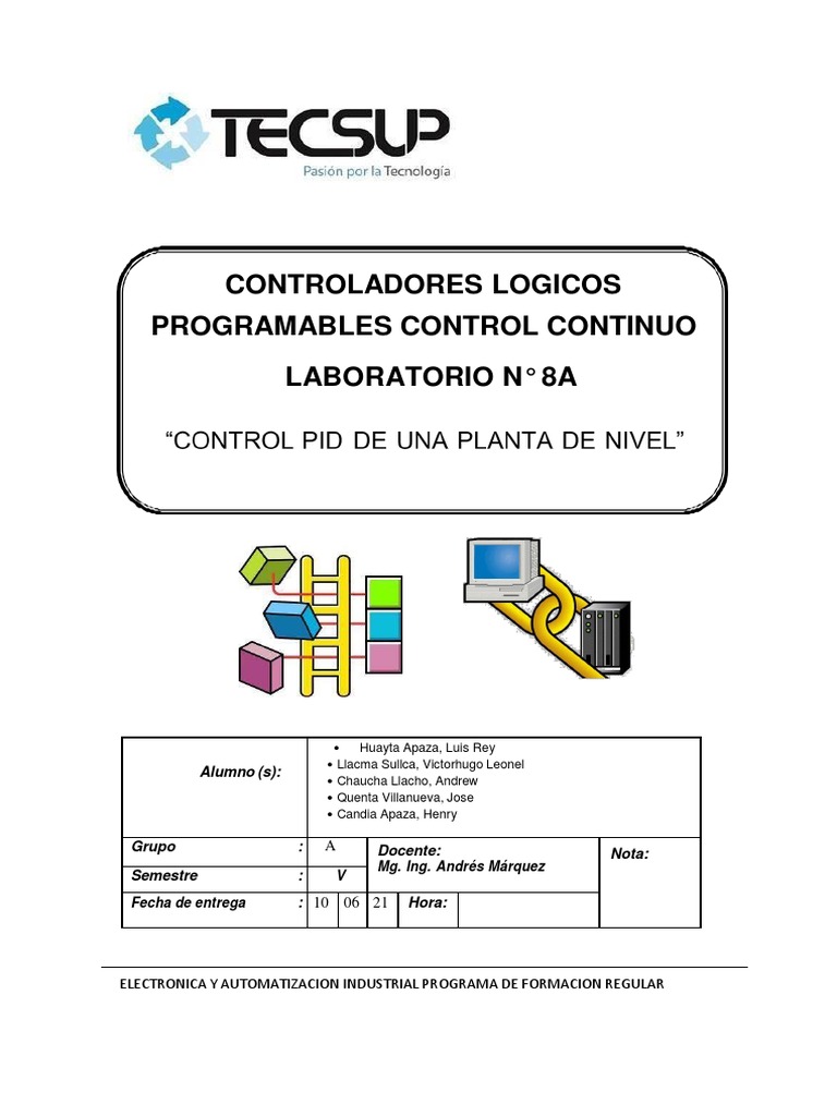 Control PID en Sistemas de Nivel | PDF | Sistema de control | Enseñanza ...