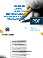 ANALISIS HASIL EVALUASI PEMBELAJARAN DENGAN MENGGUNAKAN SOFTWARE ANATES