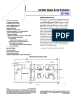 Isolated Sigma-Delta Modulator: Data Sheet