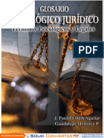 150.- Glosario Psicologico Juridico Terminos Psicologicos y Legales
