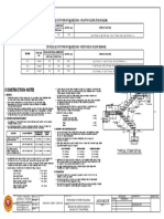 Construction Notes: Schedule of Stirrups at Second - Fourth Floor (Stair Beam)