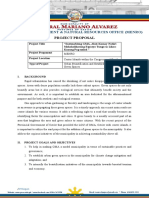 Municipal Environment & Natural Resources Office (Menro) : Project Proposal
