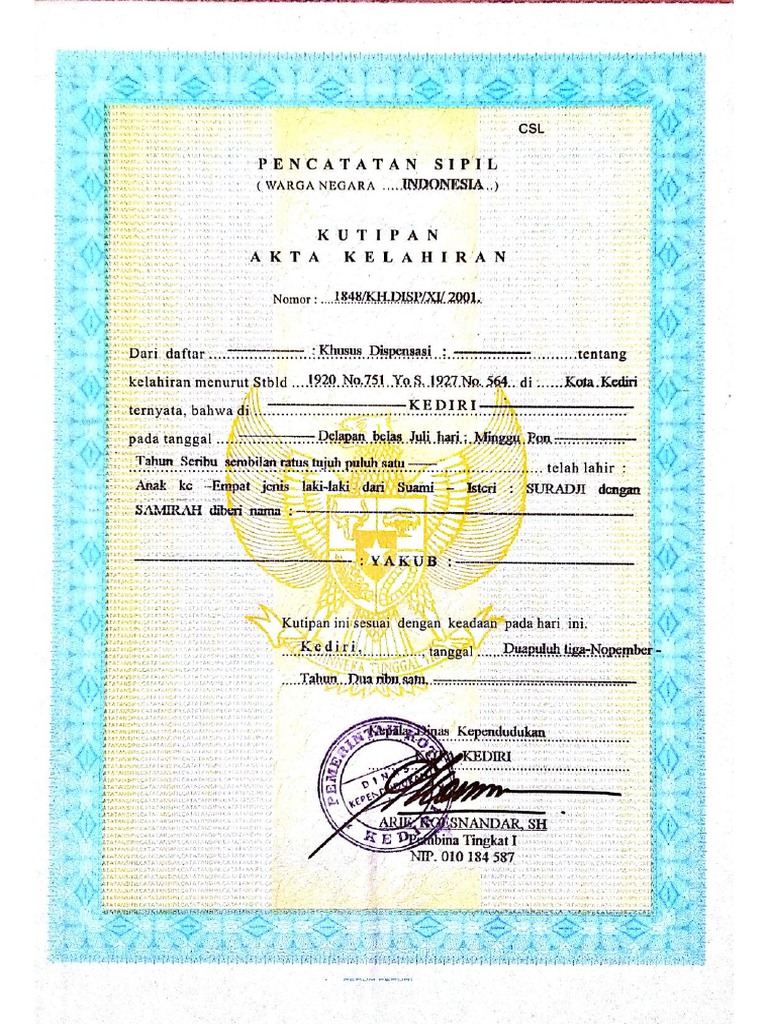 File - Akta - Kelahiran 20210525 207 AKTELAHIR - 197107182002121005 Min ...
