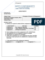 ADL 01 - Principles and Practices of Management Assignment
