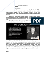 Global Strategy Loreal