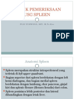 Teknik Pemeriksaan Usg Spleen 1