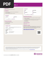 Silikoftal® HTL 1: Description Solubility