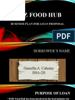DMZ Food Hub: Business Plan For Loan Proposal