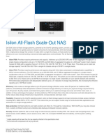 Isilon All-Flash Scale-Out NAS: Specification Sheet