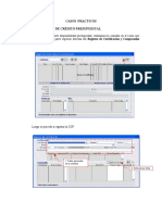 Casos prácticos de certificación de crédito presupuestal