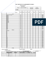 Quarterly Report On Assessment Form 1