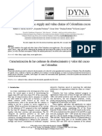 Characterization of The Supply and Value Chains of Colombian Cocoa
