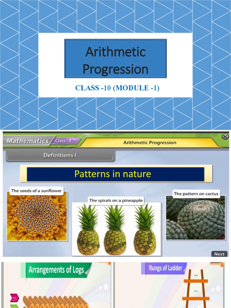 Real-Life Applications of Arithmetic Progression | PDF | Numbers | Sequence