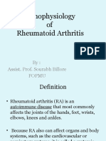 Pathophysiology of Rheumatoid Arthrities