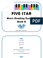 Five Star: Music Reading Exercises Book B