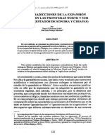 Ganadera en Las Fronteras Norte SUR: Las Contradicciones de La Expansión de México (Estados de Sonora Y Chiapas)