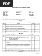 First Sessional Paper Format