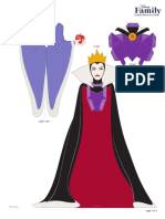 Evil Queen Papercraft: Torso