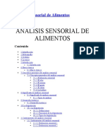 Análisis Sensorial de Alimentos