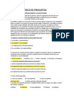 Banco de preguntas sobre reino vegetal, sistema reproductor y respiratorio