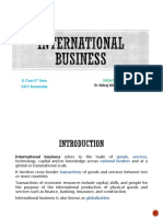 B.Com 6th Sem International Business Entry Modes