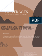 Contracts: Conflict of Laws SPL