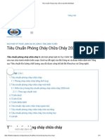 Tiêu Chuẩn Phòng Cháy Chữa Cháy Mới Nhất 2021