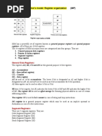 Q. 8086 Programmer's Model: Register Organization (IMP)