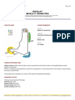 Pricelist Mexico F1 Grand Prix: Circuit Map Eventsummary