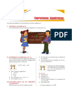 Expresiones Algebraicas