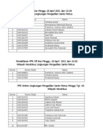 Misa Off Line Minggu 18 April 2021