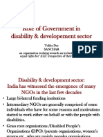 Role of Government in Disability & Developement Sector