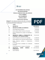 Ley de Ingresos Del Estado de Aguascalientes para El Ejercicio Fiscal 2021