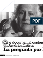 Cine Documental Contemporáneo en América Latina: La Pregunta Por Lo Real