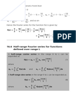 16.6 Half-Range Fourier Series For Functions Defined Over Range L