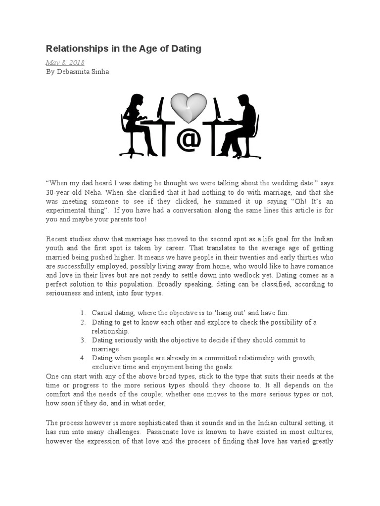 Navigating Modern Dating Dynamics | PDF | Self Esteem | Love