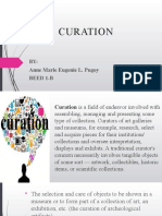 Curation: BY: Anne Marie Eugenie L. Pugoy Beed 1-B