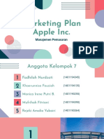 Presentasi Marketing Plan Kelompok 3 (Apple Inc.)