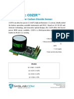 Datasheet: Cozir™: Ultra Low Power Carbon Dioxide Sensor