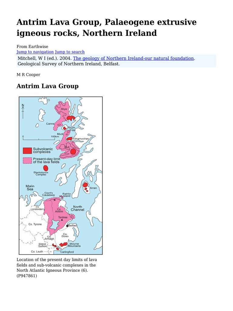 Antrim Lava Group Geology Overview | PDF | Basalt | Igneous Rock