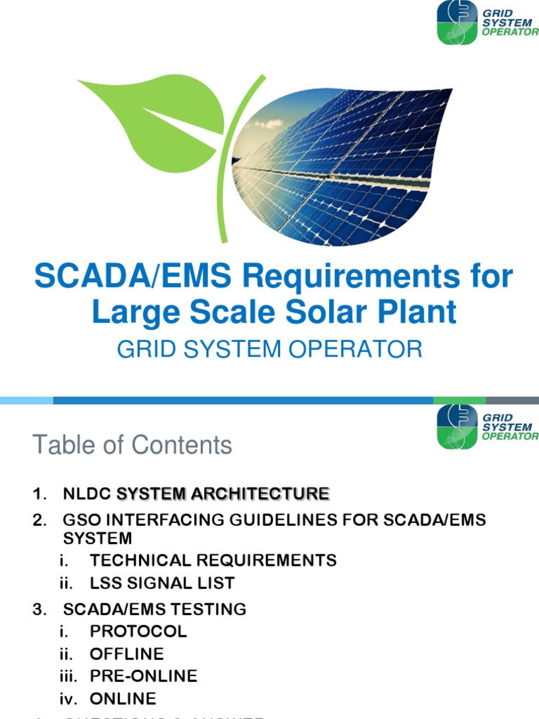 SCADA EMS Requirements | PDF | Scada | Computer Network