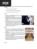 What Is The Product Being Advertised? 2. What Does The Advertisement Say About The Product? 3. What Message Does The Image Communicate?